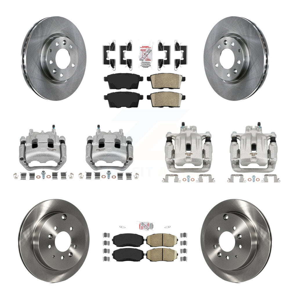 Transit Auto KC8-102503N Disc Brake Kit for 2007-2012 Ford Edge, Mazda CX-7 - Front and Rear product image