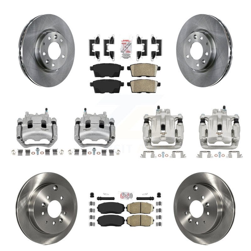 Transit Auto KC8-102504N Disc Brake Kit for 2007-2012 Ford Edge, Mazda CX-7 - Front and Rear product image