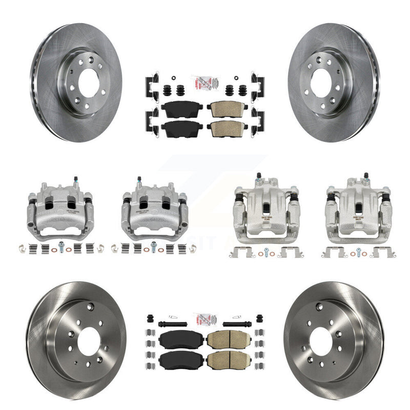 Transit Auto KC8-102506N Disc Brake Kit for 2007-2012 Ford Edge, Mazda CX-7 - Front and Rear product image