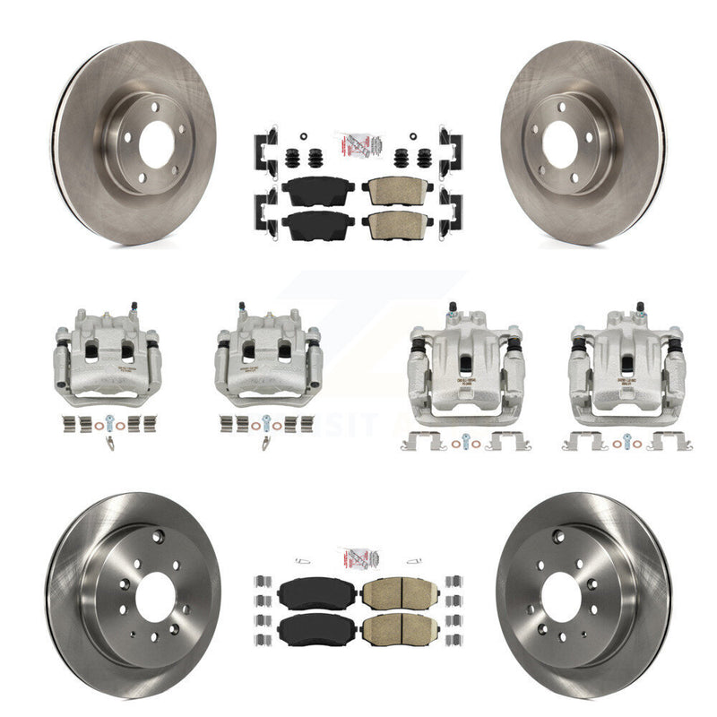 Transit Auto KC8-102509N Disc Brake Kit for 2007-2010 Ford Edge, Lincoln MKX - Front and Rear product image