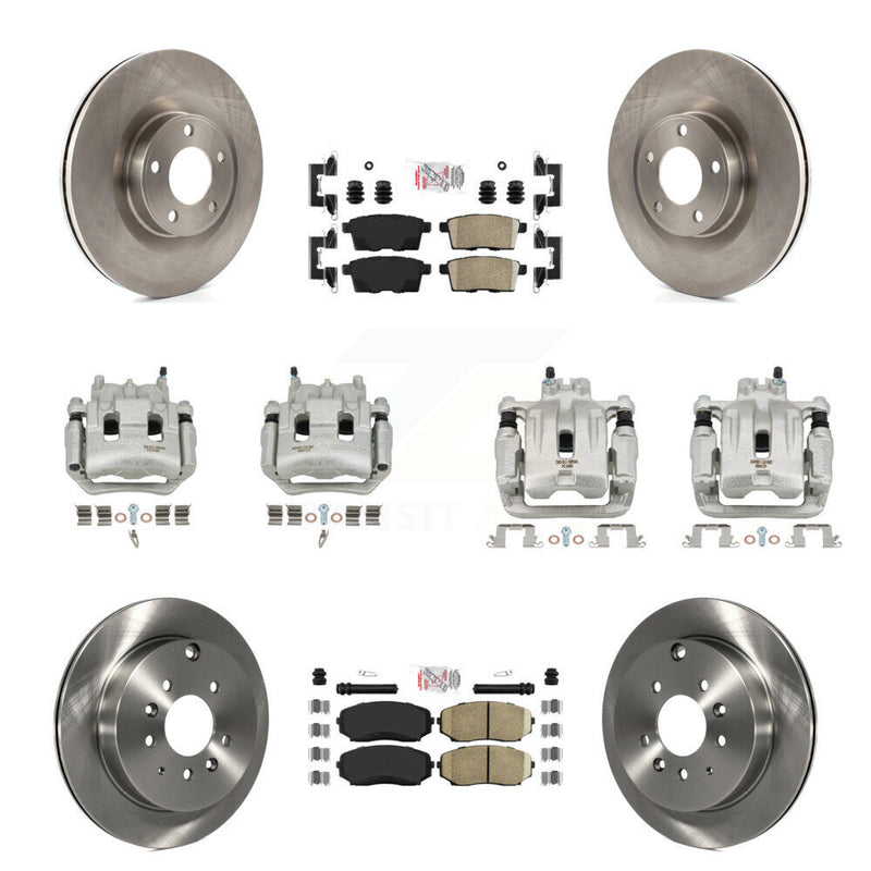 Transit Auto KC8-102510N Disc Brake Kit for 2007-2010 Ford Edge, Lincoln MKX - Front and Rear product image