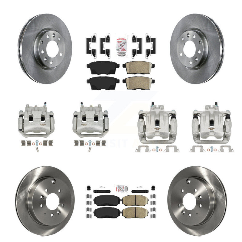 Transit Auto KC8-102512N Disc Brake Kit for 2007-2009 Lincoln MKX - Front and Rear product image