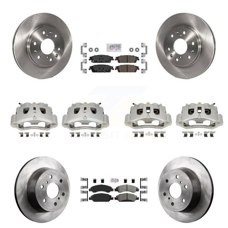 Transit Auto KC8-102545N Disc Brake Kit for 2016 Chevrolet Suburban - Front and Rear product image