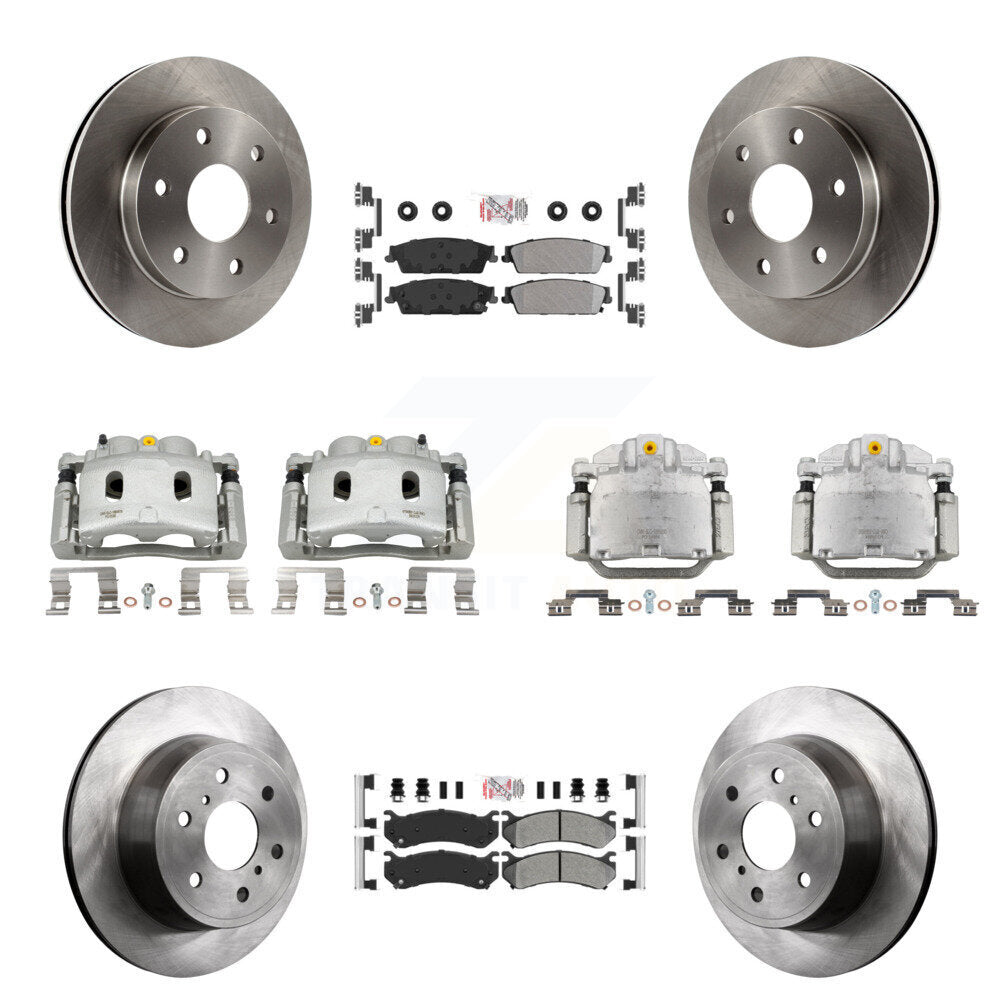 Transit Auto KC8-102580N Disc Brake Kit for 2007 Chevrolet Silverado 1500 - Front and Rear product image