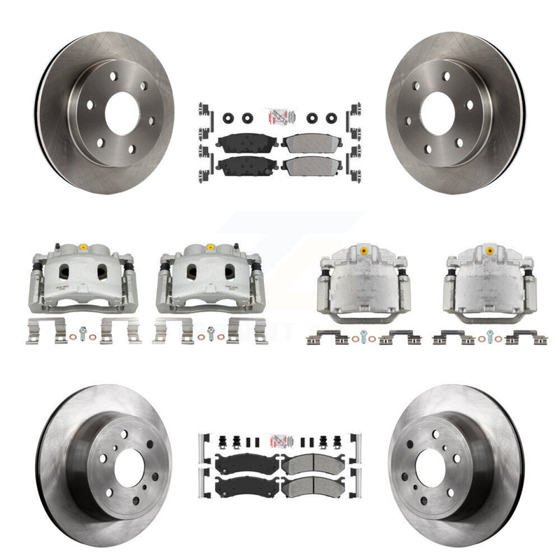 Transit Auto KC8-102580N Disc Brake Kit for 2007 Chevrolet Silverado 1500 - Front and Rear product image