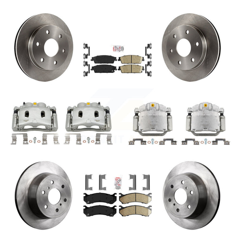 Transit Auto KC8-102581N Disc Brake Kit for 2007 Chevrolet Silverado 1500 - Front and Rear product image