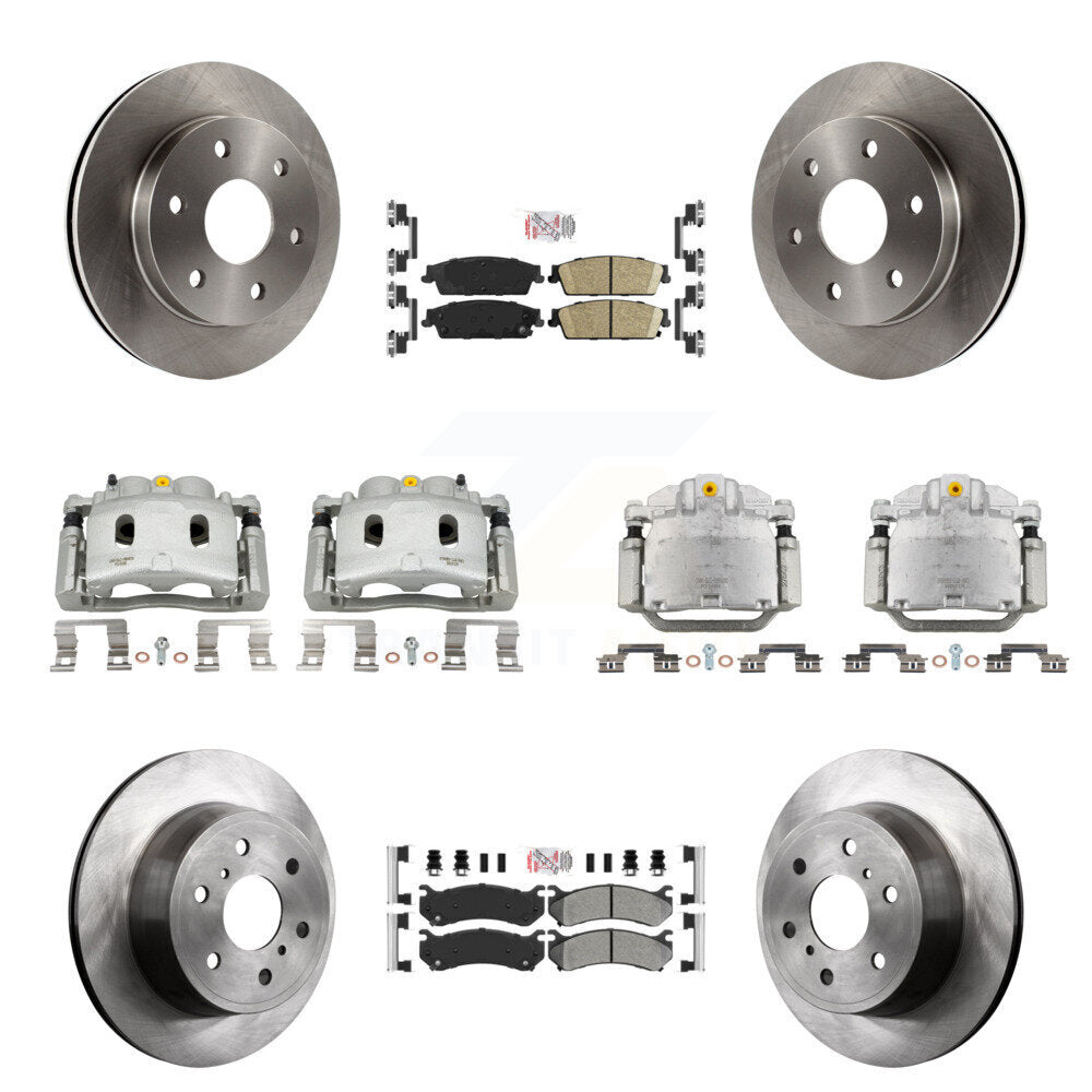 Transit Auto KC8-102582N Disc Brake Kit for 2007 Chevrolet Silverado 1500 - Front and Rear product image