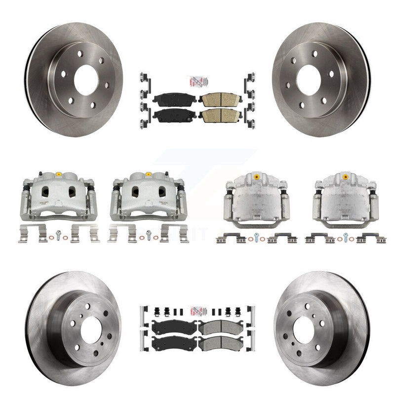 Transit Auto KC8-102582N Disc Brake Kit for 2007 Chevrolet Silverado 1500 - Front and Rear product image