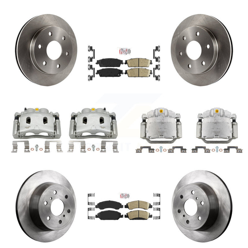Transit Auto KC8-102587N Disc Brake Kit for 2007 GMC Sierra 1500 - Front and Rear product image