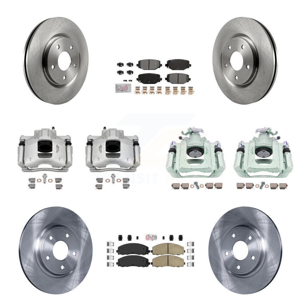 Transit Auto KC8-102595N Disc Brake Kit for 2012 Ram C/V - Front and Rear product image
