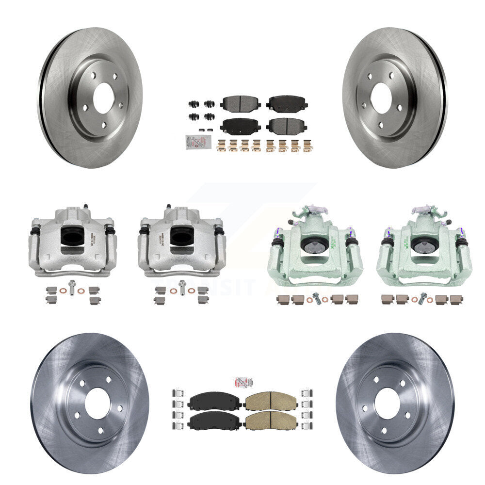Transit Auto KC8-102596N Disc Brake Kit for 2012 Ram C/V - Front and Rear product image