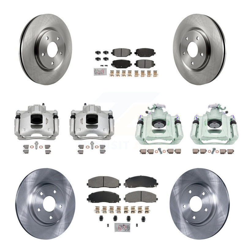 Transit Auto KC8-102597N Disc Brake Kit for 2012 Ram C/V - Front and Rear product image
