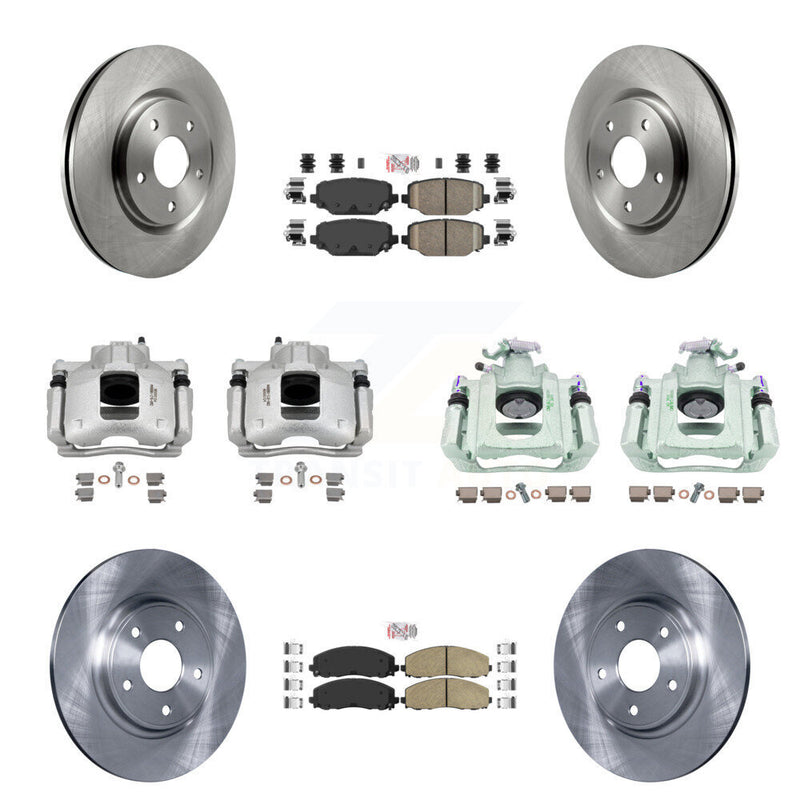 Transit Auto KC8-102599N Disc Brake Kit for 2012 Ram C/V - Front and Rear product image