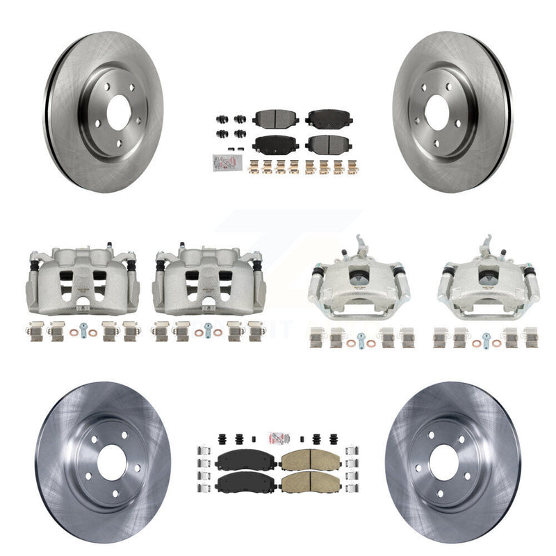 Transit Auto KC8-102612N Disc Brake Kit for 2014-2020 Dodge Journey - Front and Rear product image
