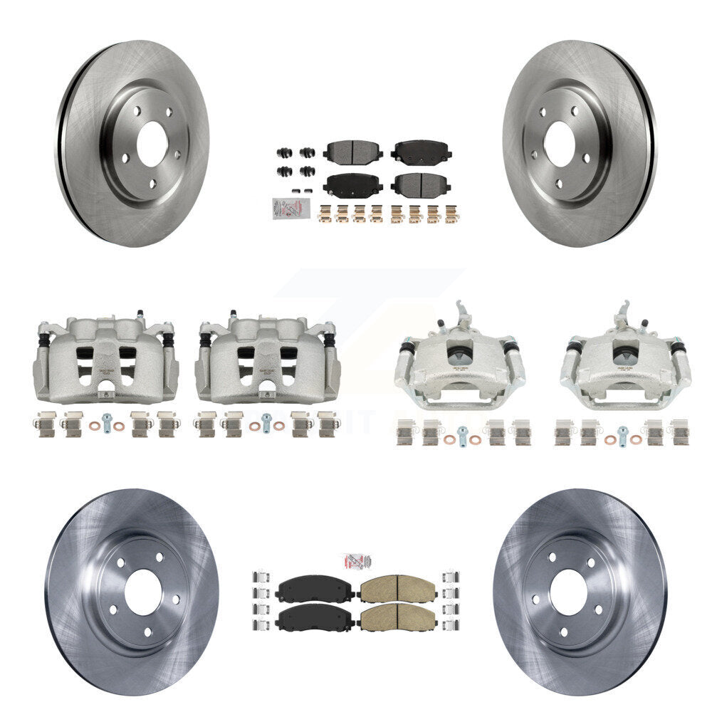 Transit Auto KC8-102613N Disc Brake Kit for 2014-2020 Dodge Journey - Front and Rear product image
