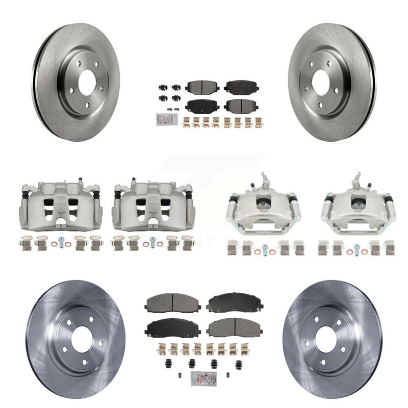 Transit Auto KC8-102614N Disc Brake Kit for 2014-2020 Dodge Journey - Front and Rear product image