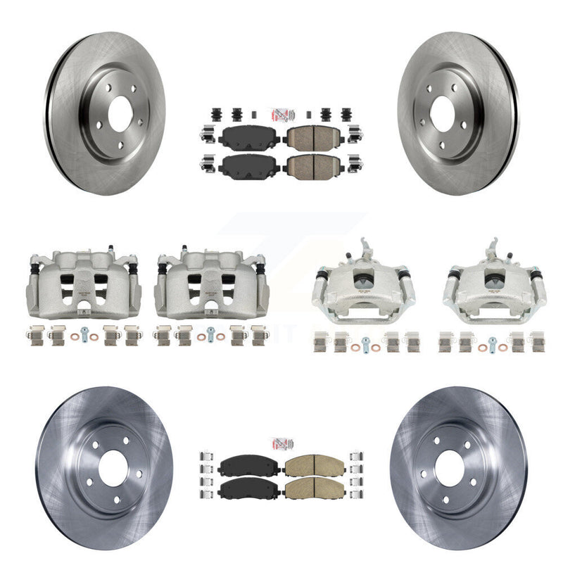 Transit Auto KC8-102616N Disc Brake Kit for 2014-2020 Dodge Journey - Front and Rear product image