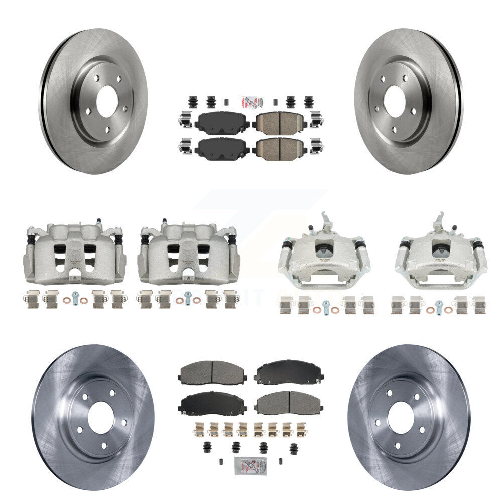 Transit Auto KC8-102617N Disc Brake Kit for 2014-2020 Dodge Journey - Front and Rear product image