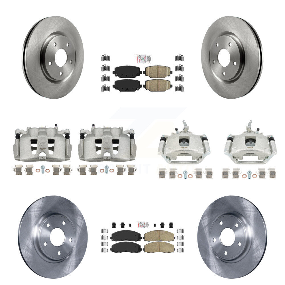Transit Auto KC8-102618N Disc Brake Kit for 2014-2020 Dodge Journey - Front and Rear product image