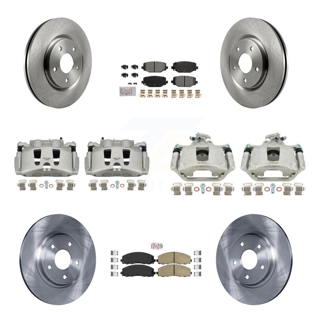 Transit Auto KC8-102622N Disc Brake Kit for 2019-2020 Dodge Grand Caravan - Front and Rear product image
