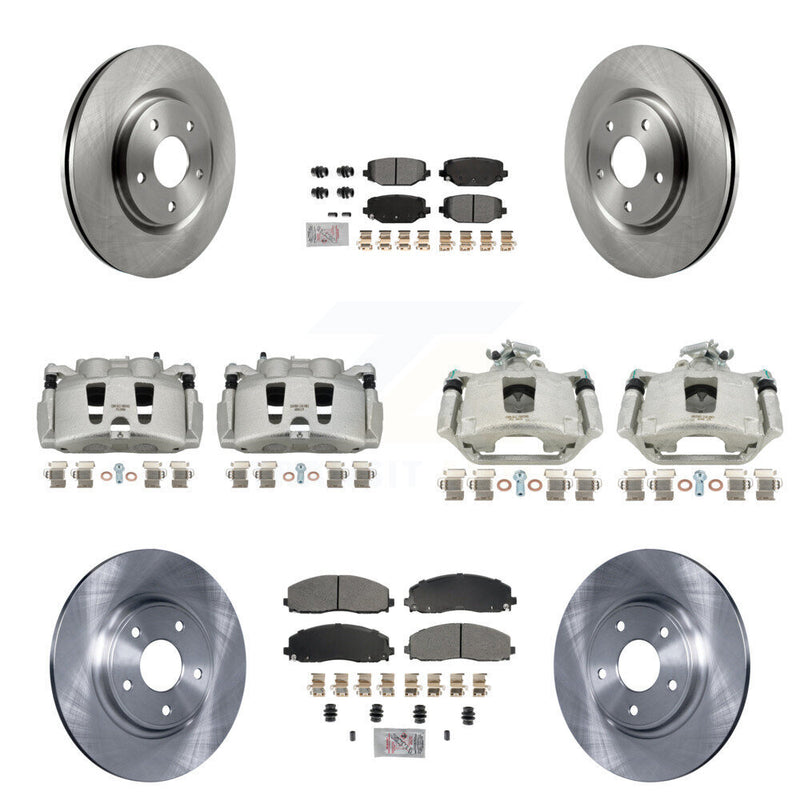 Transit Auto KC8-102623N Disc Brake Kit for 2019-2020 Dodge Grand Caravan - Front and Rear product image