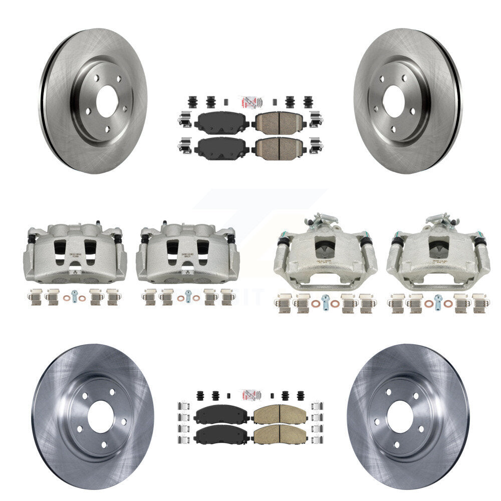Transit Auto KC8-102624N Disc Brake Kit for 2019-2020 Dodge Grand Caravan - Front and Rear product image