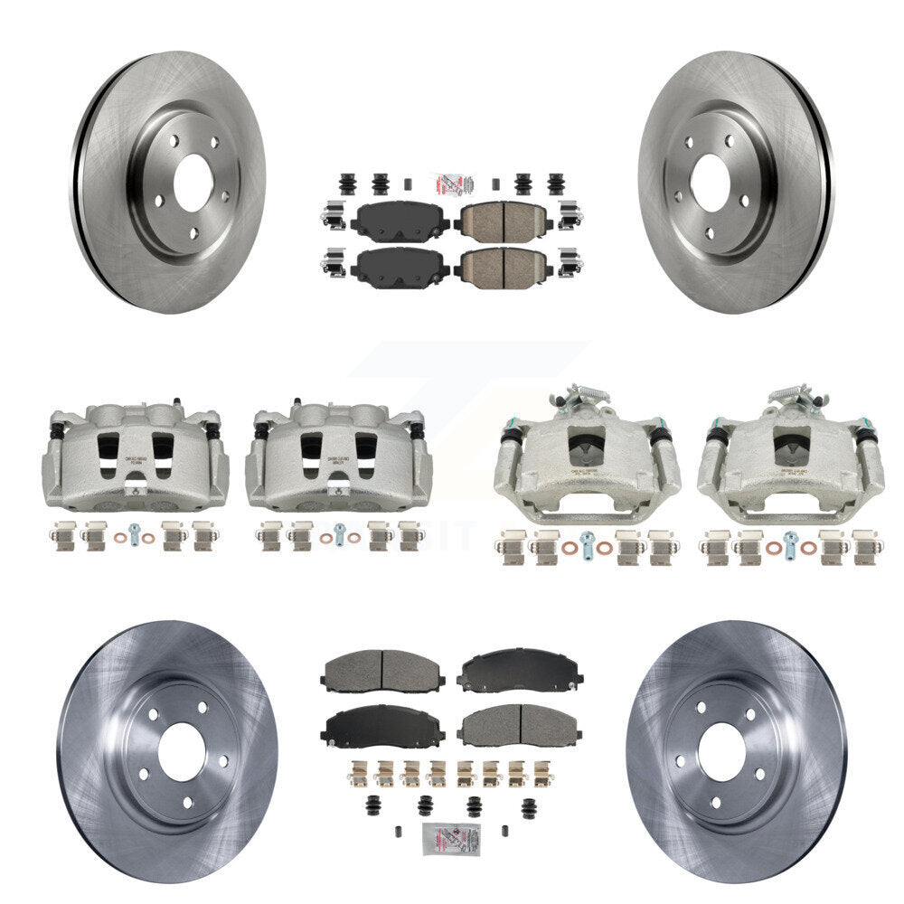 Transit Auto KC8-102626N Disc Brake Kit for 2019-2020 Dodge Grand Caravan - Front and Rear product image