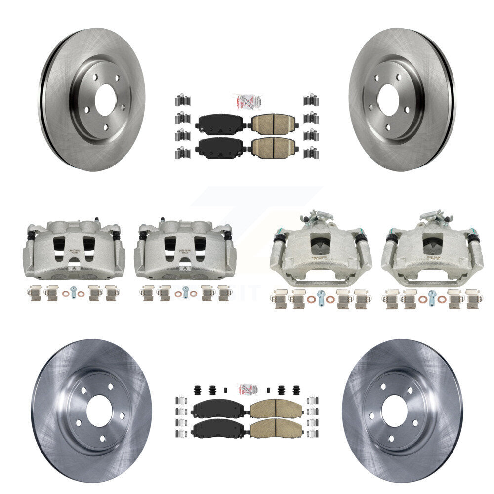 Transit Auto KC8-102627N Disc Brake Kit for 2019-2020 Dodge Grand Caravan - Front and Rear product image