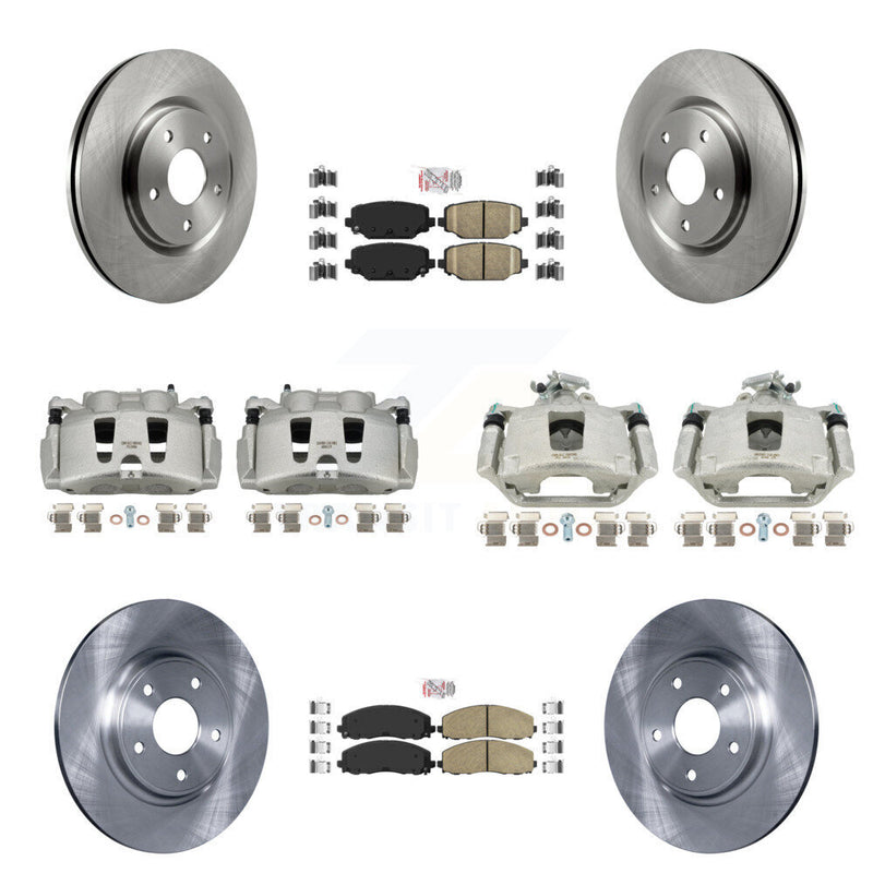 Transit Auto KC8-102628N Disc Brake Kit for 2019-2020 Dodge Grand Caravan - Front and Rear product image