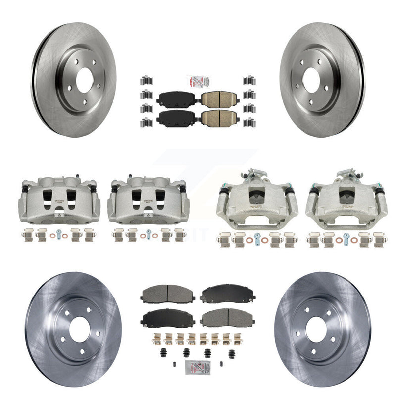 Transit Auto KC8-102629N Disc Brake Kit for 2019-2020 Dodge Grand Caravan - Front and Rear product image
