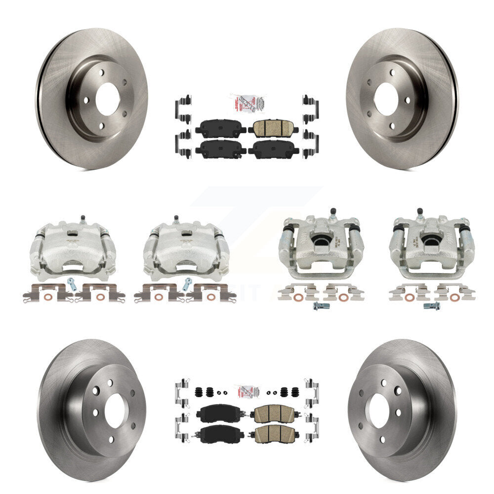 Transit Auto KC8-102639N Disc Brake Kit for 2013-2018 Nissan Altima - Front and Rear product image
