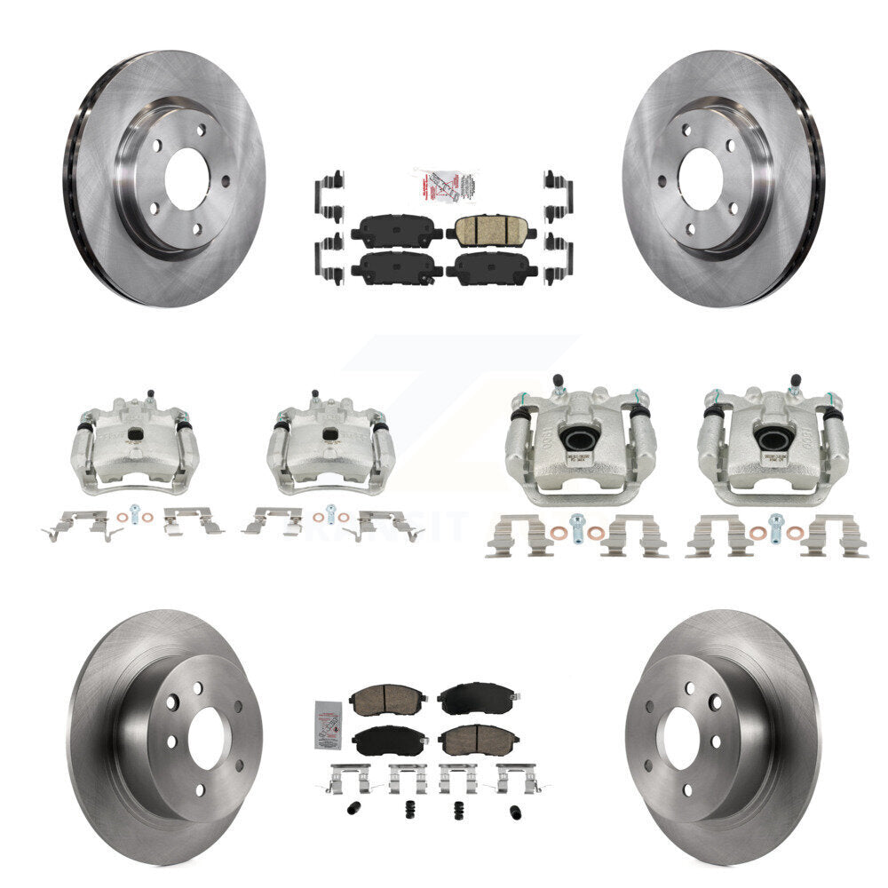 Transit Auto KC8-102643N Disc Brake Kit for 2013-2019 Nissan Sentra - Front and Rear product image