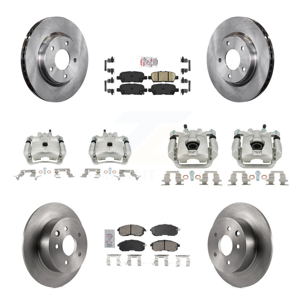 Transit Auto KC8-102644N Disc Brake Kit for 2013-2019 Nissan Sentra - Front and Rear product image