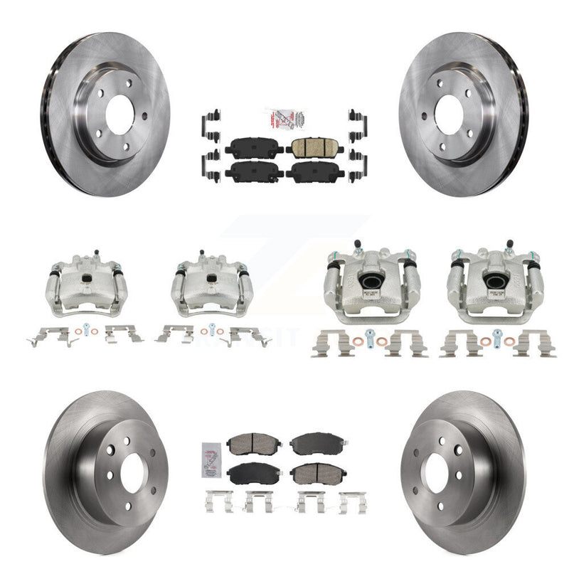 Transit Auto KC8-102644N Disc Brake Kit for 2013-2019 Nissan Sentra - Front and Rear product image