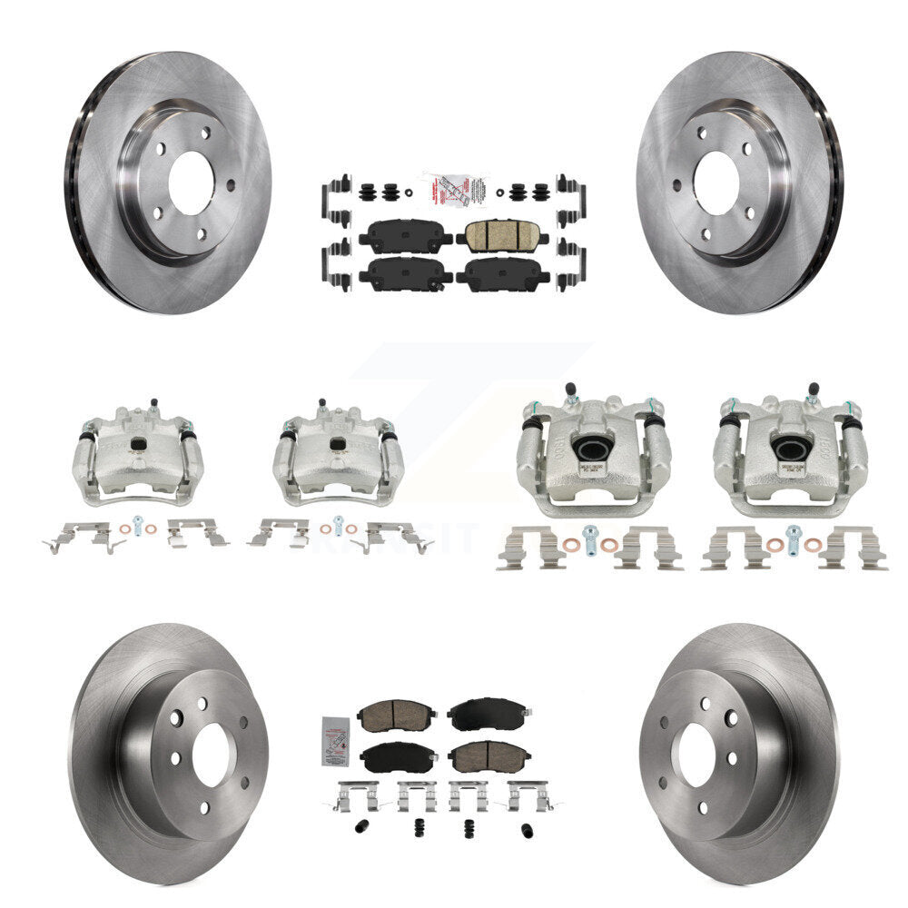 Transit Auto KC8-102645N Disc Brake Kit for 2013-2019 Nissan Sentra - Front and Rear product image
