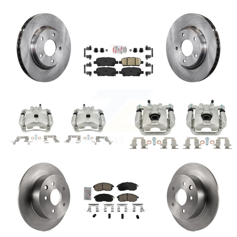 Transit Auto KC8-102645N Disc Brake Kit for 2013-2019 Nissan Sentra - Front and Rear product image
