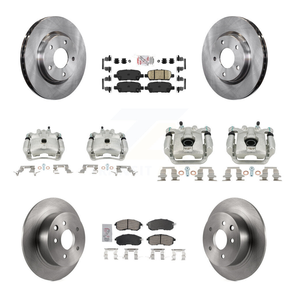 Transit Auto KC8-102646N Disc Brake Kit for 2013-2019 Nissan Sentra - Front and Rear product image