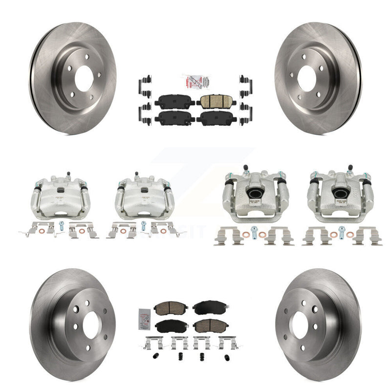 Transit Auto KC8-102647N Disc Brake Kit for 2017-2019 Nissan Sentra - Front and Rear product image