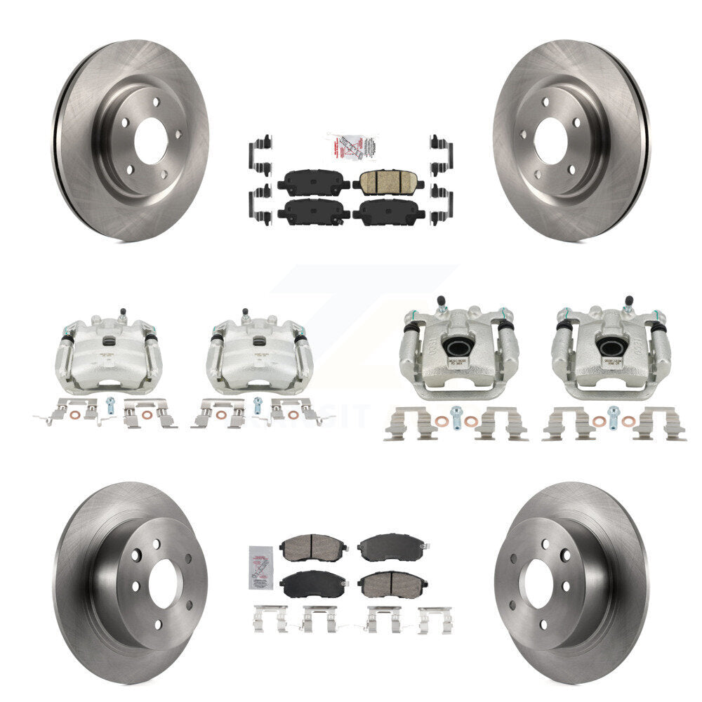 Transit Auto KC8-102648N Disc Brake Kit for 2017-2019 Nissan Sentra - Front and Rear product image