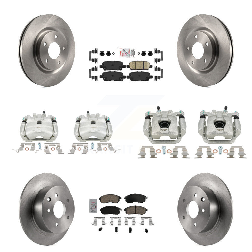 Transit Auto KC8-102649N Disc Brake Kit for 2017-2019 Nissan Sentra - Front and Rear product image