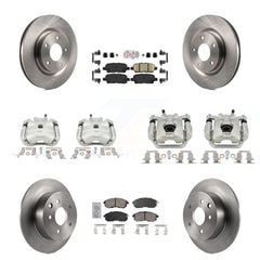 Transit Auto KC8-102650N Disc Brake Kit for 2017-2019 Nissan Sentra - Front and Rear product image