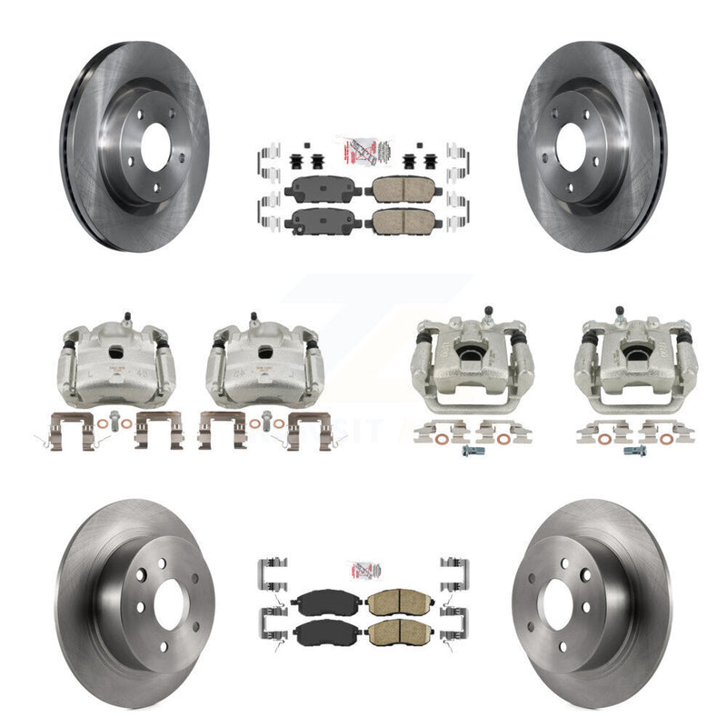 Transit Auto KC8-102651N Disc Brake Kit for 2007-2009 Nissan Altima - Front and Rear product image