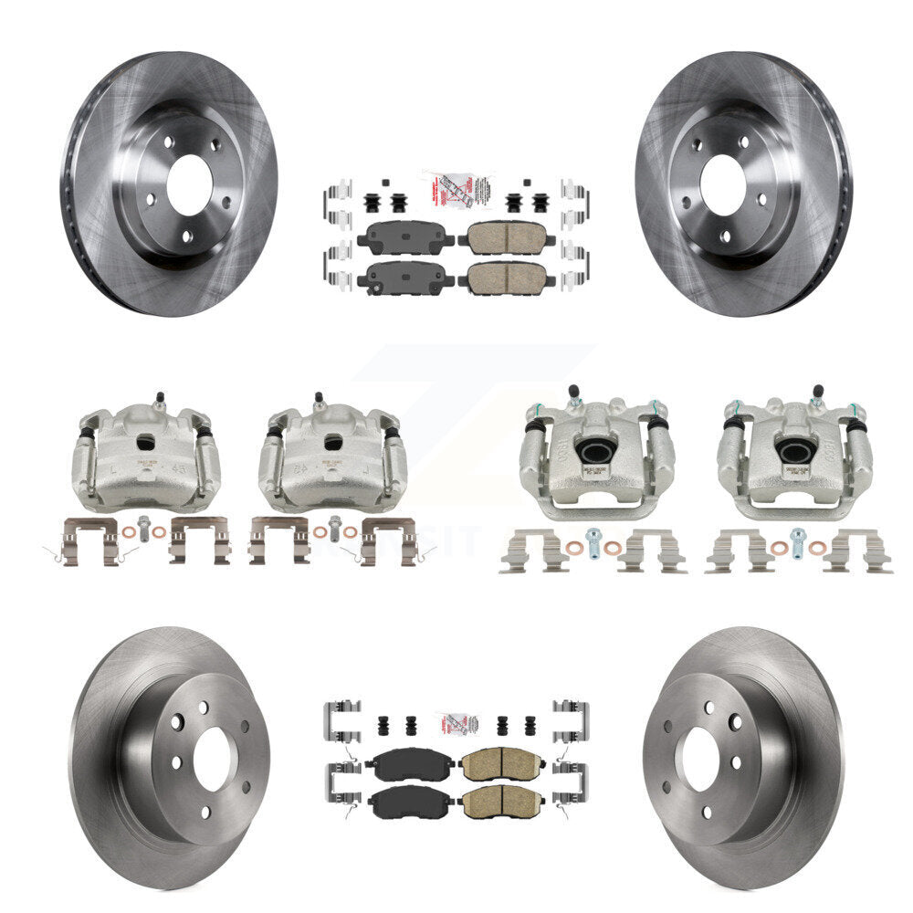 Transit Auto KC8-102656N Disc Brake Kit for 2007-2010 Nissan Sentra - Front and Rear product image