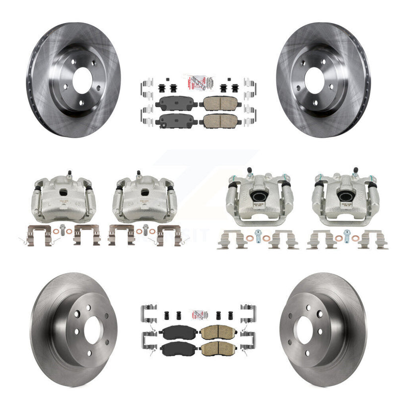 Transit Auto KC8-102656N Disc Brake Kit for 2007-2010 Nissan Sentra - Front and Rear product image