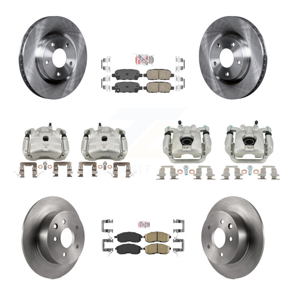 Transit Auto KC8-102657N Disc Brake Kit for 2007-2010 Nissan Sentra - Front and Rear product image