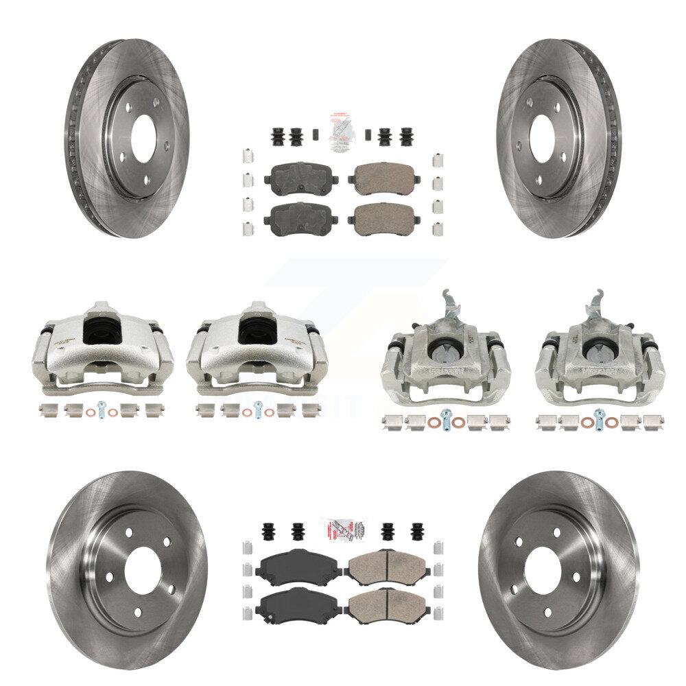 Transit Auto KC8-102663N Disc Brake Kit for 2009-2011 Dodge Journey - Front and Rear product image