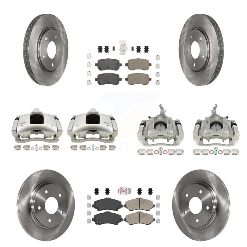 Transit Auto KC8-102663N Disc Brake Kit for 2009-2011 Dodge Journey - Front and Rear product image
