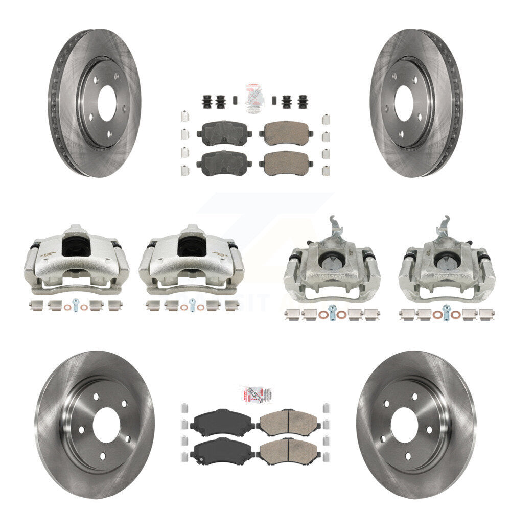 Transit Auto KC8-102664N Disc Brake Kit for 2009-2011 Dodge Journey - Front and Rear product image