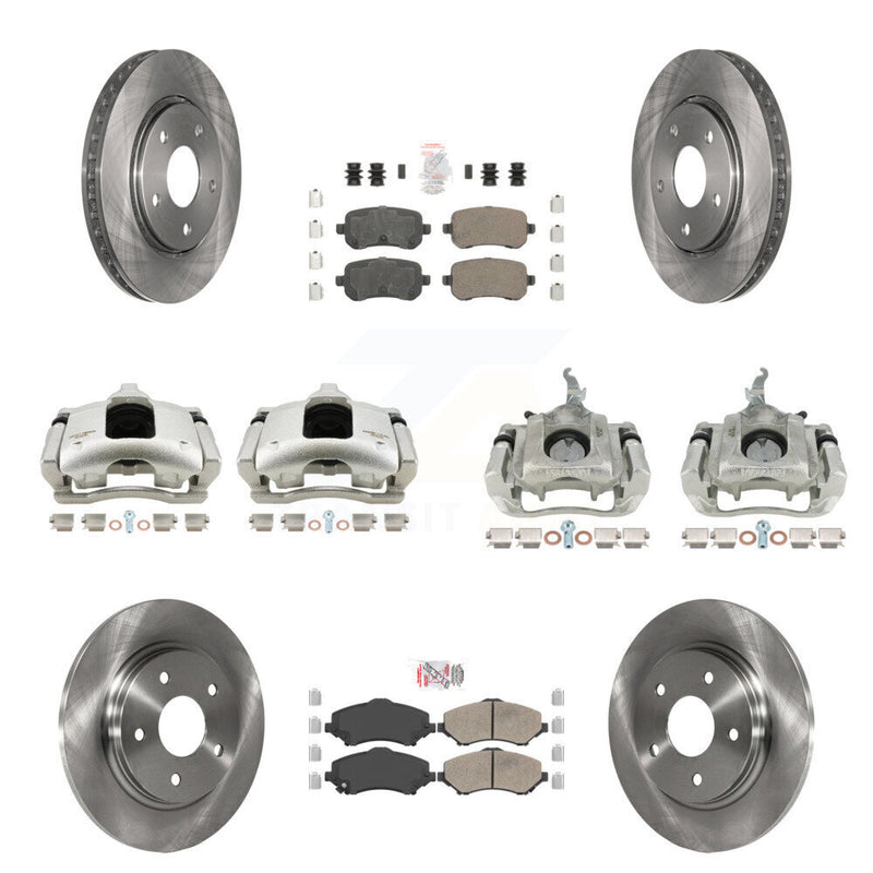 Transit Auto KC8-102664N Disc Brake Kit for 2009-2011 Dodge Journey - Front and Rear product image
