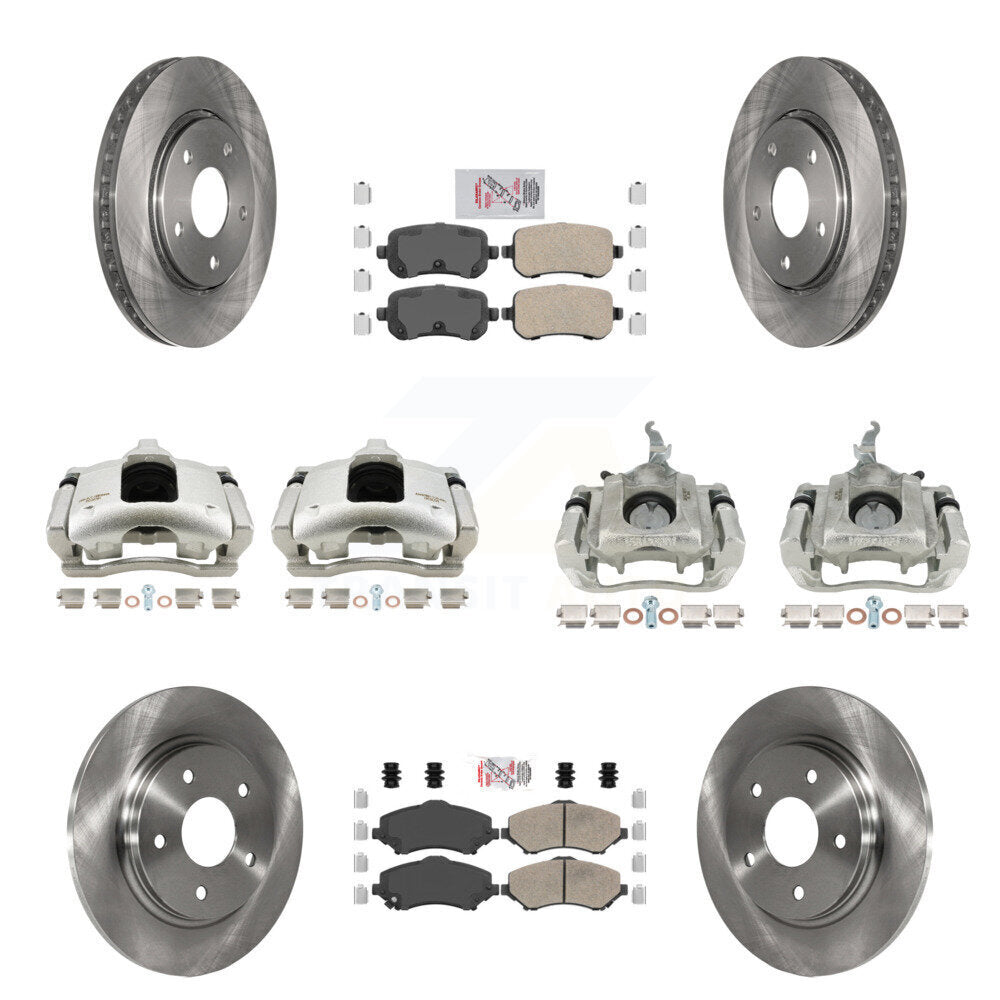 Transit Auto KC8-102665N Disc Brake Kit for 2009-2011 Dodge Journey - Front and Rear product image